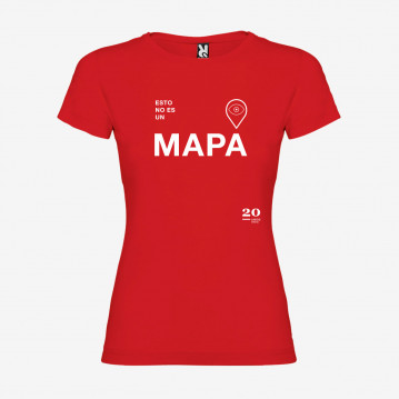 Camiseta No Es Un Mapa Mujer