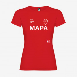 Camiseta No Es Un Mapa Mujer