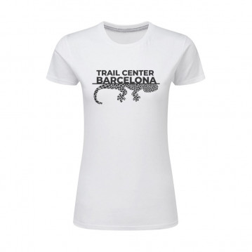 Camiseta Mujer Blanca Trail Center Barcelona