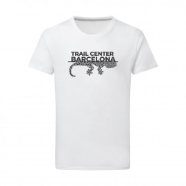 Camiseta Unisex blanca Trail Center Barcelona